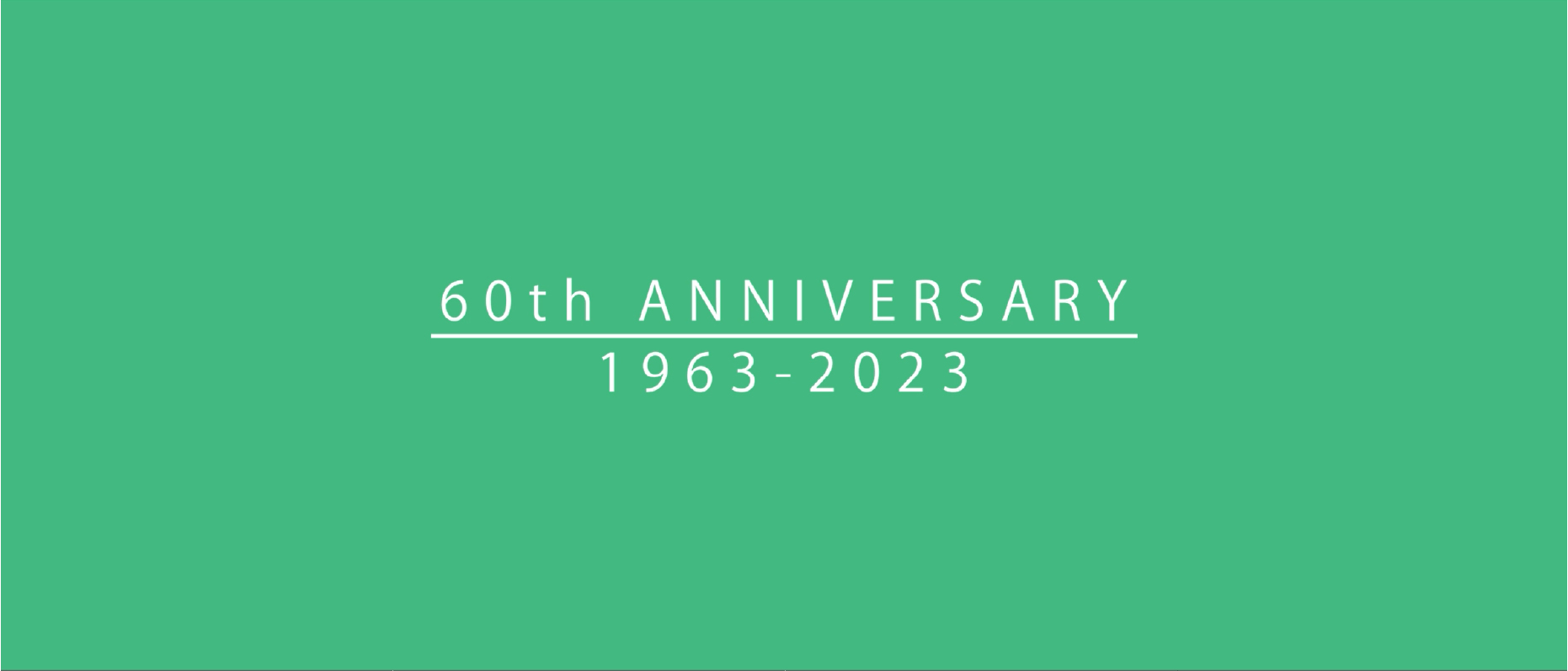 60th anniversary 1963-2023